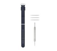 ROWCES Nylon-Armband, gestreift, 10mm - 20mm, wasserdichtes Canvas-Uhrenarmband für Herren und Damen, Uhrenzubehör, 14mm