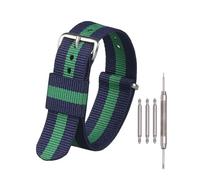 ROWCES Nylon Uhrenarmband 16mm 18mm 19mm 20mm 22mm Herren Damen Uhrenarmband Uhrenzubehör, 14mm