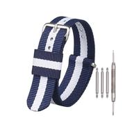 ROWCES Nylon Uhrenarmband 16mm 18mm 19mm 20mm 22mm Herren Damen Uhrenarmband Uhrenzubehör, 20mm