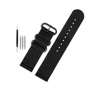 ROWCES Nylon-Uhrenarmband, 18mm - 26mm, wasserdichtes Canvas-Uhrenarmband für Herrenuhren-Zubehör, 23mm