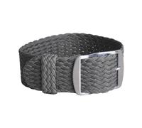 ROWCES Nylon-Uhrenarmband, gewebtes Uhrenarmband, 16mm, 18mm, 20mm, 22mm, Ersatz-Uhrenarmband, Grau, 18mm