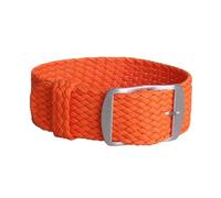 ROWCES Nylon-Uhrenarmband, gewebtes Uhrenarmband, 16mm, 18mm, 20mm, 22mm, Ersatz-Uhrenarmband, Orange, 18mm