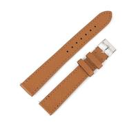 ROWCES Vintage-Leder-Uhrenarmband, 12mm - 22mm, Ersatz-Armbänder für Herren- und Damenuhren, Dornschließe, Braun, 12mm