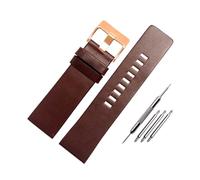 ROWCES Vintage Leder Uhrenarmband 22 24 26 28 30mm Armband Herrenuhr Ersatzarmband + Installationswerkzeuge, 24mm