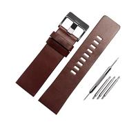 ROWCES Vintage Leder Uhrenarmband 22 24 26 28 30mm Armband Herrenuhr Ersatzarmband + Installationswerkzeuge, 30mm