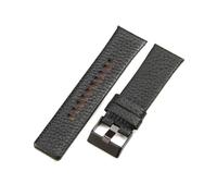 ROWCES Vintage-Leder-Uhrenarmband, 22mm - 32mm, Schwarz, Braun, Weiß, Ersatzarmband für Herrenuhren, 28mm