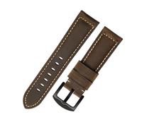 ROWCES Vintage-Leder-Uhrenarmband, handgefertigtes Leder-Uhrenarmband, 19mm - 24mm, Uhrenarmband, Uhrenzubehör, 21mm