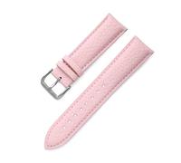 ROWCES Vintage Lederarmband Herren Damen Uhrenarmband Uhrenzubehör 12mm - 22mm Uhrenarmband, Rosa, 12mm