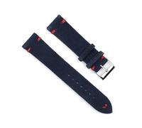 ROWCES Vintage-Uhrenarmbänder aus Wildleder, 18mm, 20mm, 22mm, 24mm, Ersatzarmband für Uhrenzubehör, 18mm
