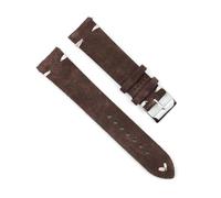 ROWCES Vintage-Uhrenarmbänder aus Wildleder, 18mm, 20mm, 22mm, 24mm, Ersatzarmband für Uhrenzubehör, 18mm