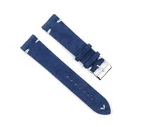 ROWCES Vintage-Uhrenarmbänder aus Wildleder, 18mm, 20mm, 22mm, 24mm, Ersatzarmband für Uhrenzubehör, 20mm