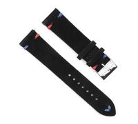 ROWCES Vintage-Uhrenarmbänder aus Wildleder, 18mm, 20mm, 22mm, 24mm, Ersatzarmband für Uhrenzubehör, 20mm
