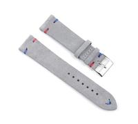 ROWCES Vintage-Uhrenarmbänder aus Wildleder, 18mm, 20mm, 22mm, 24mm, Ersatzarmband für Uhrenzubehör, 20mm