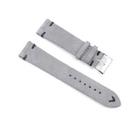 ROWCES Vintage-Uhrenarmbänder aus Wildleder, 18mm, 20mm, 22mm, 24mm, Ersatzarmband für Uhrenzubehör, 20mm