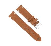 ROWCES Vintage-Uhrenarmbänder aus Wildleder, 18mm, 20mm, 22mm, 24mm, Ersatzarmband für Uhrenzubehör, 22mm