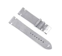 ROWCES Vintage-Uhrenarmbänder aus Wildleder, 18mm, 20mm, 22mm, 24mm, Ersatzarmband für Uhrenzubehör, 22mm