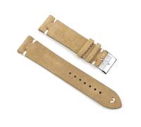 ROWCES Vintage-Uhrenarmbänder aus Wildleder, 18mm, 20mm, 22mm, 24mm, Ersatzarmband für Uhrenzubehör, 22mm