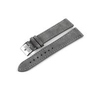 ROWCES Wildleder-Uhrenarmband, 18mm, 20mm, 22mm, Uhrenarmband, Edelstahl-Schnalle für Herren und Damen, 22mm