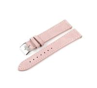 ROWCES Wildleder-Uhrenarmband, 18mm, 20mm, 22mm, Uhrenarmband, Edelstahl-Schnalle für Herren und Damen, Rosa, 20mm