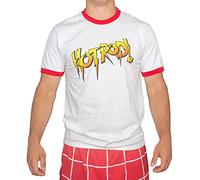 Rowdy Roddy Piper Hot Rod Wrestling weiß Erwachsene T-Shirt, X-Large