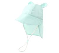 RoxNvm Sommermütze Baby, Sonnenhut Baby uv Schutz 50, Sonnenhut Kinder aus Baumwolle,Schirmmütze mit Nackenschutz und Einstellbare Bindebändern, Lässig uv Hut für 8 Monate 3 Jahre