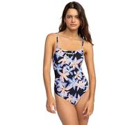Roxy Active - Cross Back One-Piece Swimsuit for Women - Hinten überkreuzter Badeanzug - Frauen - XL - Schwarz.