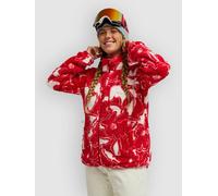 Roxy Alabama Full Printed Half-Zip Sweater barberry floral flurries Damen Gr. XL