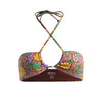 Roxy All About Sol - Bandeau Bikini Top for Women - Bandeau-Bikinioberteil - Frauen - S - Braun.