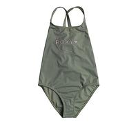 Roxy Basic Active - Hinten überkreuzter Badeanzug für Mädchen 6-16 Grün