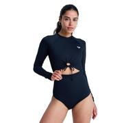 Badeanzug ROXY "Beach Essential", Damen, Gr. M, anthrazit, Polyester, Badeanzüge Badeanzug (83774038-M) anthrazit