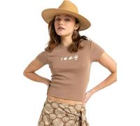 Roxy Damen Beach Love T-Shirt, Portabella, S