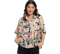 Roxy Beach Nostalgia - Short Sleeve Shirt for Women - Kurzärmliges Hemd - Frauen - S - Schwarz.