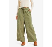 Cordhose ROXY "Lekeitio Knit", Damen, Gr. S, grün (olivgrün), Obermaterial: 68% Baumwolle, 30% Polyester, 2% Elasthan., Hosen Cordhose (34257420-S) olivgrün