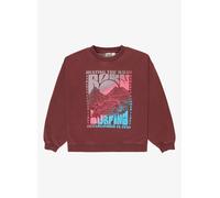 Sweatshirt ROXY "Lineup Brushed", Kinder, Gr. 14(155-164cm), huckleberry, 55% Baumwolle, 25% Baumwolle, 20% Polyester, Sweatshirts (69762338-14) huckleberry