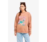 Sweatshirt ROXY "Lineup Oversized", Damen, Gr. L, braun (braunie), Obermaterial: 55% Baumwolle, 25% Baumwolle, 20% Polyester., Sweatshirts Sweatshirt (57942222-L) braunie