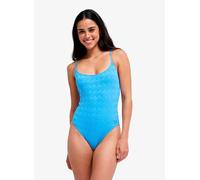 Badeanzug ROXY "Paradise Wave", Damen, Gr. L, silber lake blau make a splash, Recycling-Polyester, Badeanzüge Badeanzug (56407948-L) silber lake blau make a splash