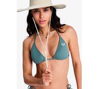 Triangel-Bikini-Top ROXY "Solid Essentials", Damen, Gr. S, Cup B, agave grün, Obermaterial: 85% Microfaser, 15% Elasthan;, Bikini-Oberteile (43639420-S) agave grün
