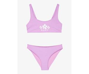 Roxy - Bekleidung Solid Active Rg Bralette Set - Violett - Größe 8A