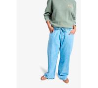 Jogginghose ROXY "STUNNING VIEW MID BEAU BLUE", Damen, Gr. 26, N-Gr, beau blau, Obermaterial: 100% Baumwolle, sportlich, Hosen (89308652-26) beau blau