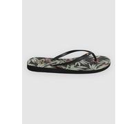 Roxy Bermuda Print Sandalen white / black / flower Damen Gr. 9.0