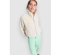 Roxy Blurry Cloud - Full Zip Relaxed Fleece for Women - Relaxed Fit Zip-Sweater - Frauen - M - Beige.