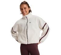 Roxy Boundless Spirit Zippered - Sherpa-Jacke - Frauen - S - Weiss.