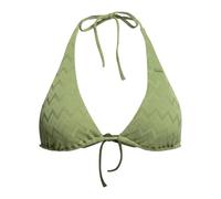 Roxy Current Coolness - Elongated Triangle Bikini Top for Women - Verlängertes Triangle-Bikinioberteil - Frauen - L - Grün.