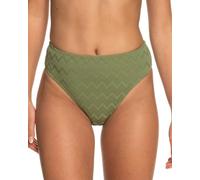 Roxy Current Coolness - Moderate Bikini Bottoms for Women - Bikinihose mit mittlerer Bedeckung - Frauen - S - Grün.
