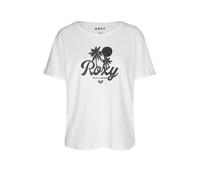 T-Shirt ROXY "Oceanwave Regular Slub", Damen, Gr. S, coconut milk, Obermaterial: 60% Walkfrottier, 40% Microfaser;, Shirts T-Shirt (37415428-S) coconut milk