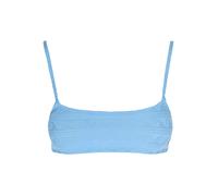 Bandeau-Bikini-Top ROXY "Paradise Wave", Damen, Gr. XS, Cup B, silber lake blau make a splash, Obermaterial: 92% Microfaser, 8% Elasthan;, Bikini-Oberteile Bandeau-Bikini-Top (85711736-XS)