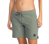 Roxy Damen Board 7" Inseam - Quick Dry Swim Shorts, Swimsuit Bottom, Bikini Cover Up, Beachwear Boardshorts, Agave, XL