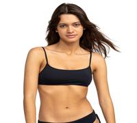 Roxy Damen Bralette Adjustable Swim Top, Quick-Dry, Removable Pads, UPF 50+, Resort Wear Bikini, Anthrazit, Large
