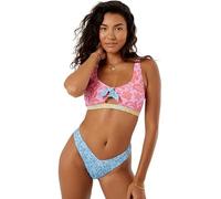Roxy Damen Bralette Adjustable Swim Top, Quick-Dry, Removable Pads, UPF 50+, Resort Wear Bikini, Mehrfarbig, XL