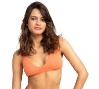 Roxy Damen Bralette Adjustable Swim Top, Quick-Dry, UPF 50+, Pool, Surf, Resort Wear Bikini, Aprikose, Medium